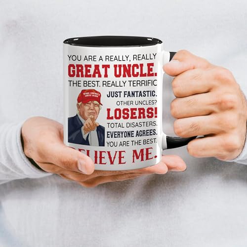 Funny Uncle Ceramic Mug 11oz - Father's Day, Birthday Gift from Niece or Nephew