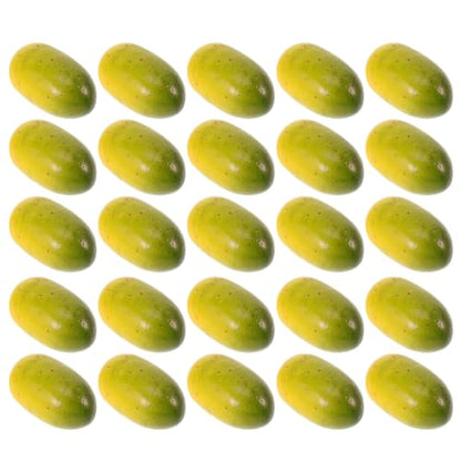 40pcs Artificial Olive Fruits for Food Display & Craft Decor