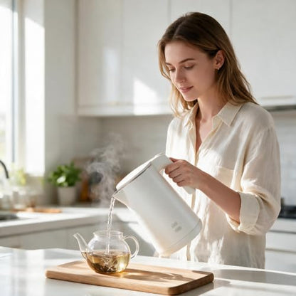 Electric Kettle with Adjustable Temperature 1200W Rapid Boil Water Boiler