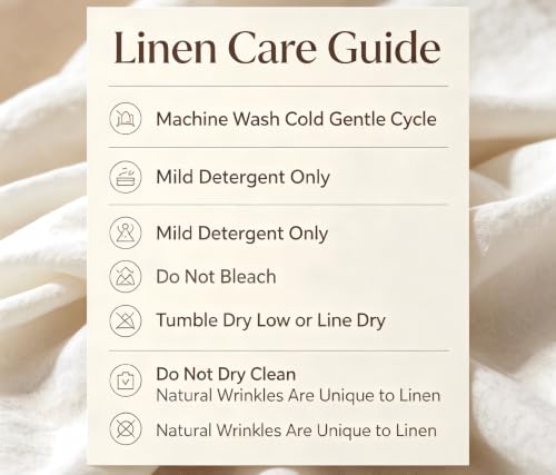 Natural Linen Throw Blanket Twin Size - Breathable, Lightweight Bed Decor