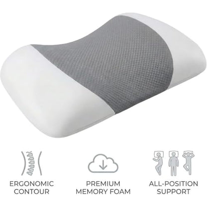 Alignex Pro Sciatica Pillow Grey-A Lumbar Support for Spinal Decompression