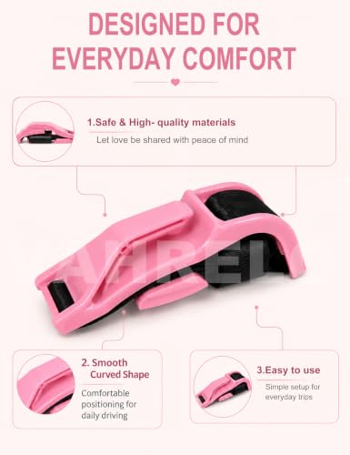 Pregnancy Car Pillow - Deep Pink Universal Fit for Vehicles - Vahrelo