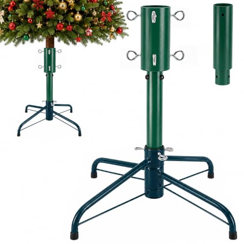 19-Inch Adjustable Christmas Tree Height Extender Kit with Tree Stand