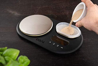 Ooni Dual Platform Digital Scales - Accurate Baking & Cooking Scales - LCD Display | Essential Pizza Oven Accessory