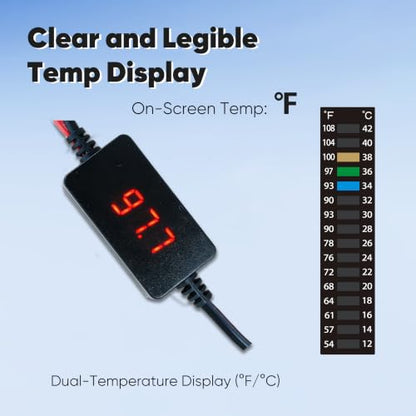 Electric Liquid Heating Pack 98.6°F with Digital Temp Display & Accessories