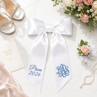 Personalized Monogram Prom Bouquet Sash with Embroidery - Variation 7