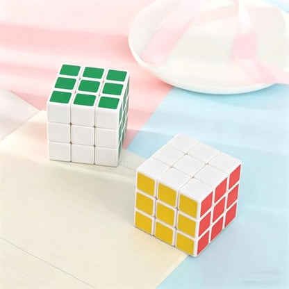 Mini Cube Puzzle Party Favors 1.18 Inch - 144 Pack for Kids, Rewards & Gifts