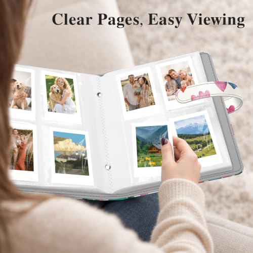 Fintie Photo Album for 2x3 Inch Instax Mini Films Raining Hearts Variation - 320 Pockets
