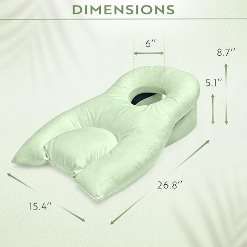 Post-Surgery Face Down Pillow for Eye & BBL Recovery - Support Cushion