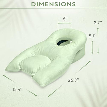 Post-Surgery Face Down Pillow for Eye & BBL Recovery - Support Cushion