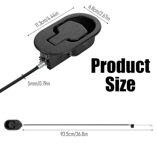 Heavy-Duty Metal Recliner Handle Replacement Parts with Cable