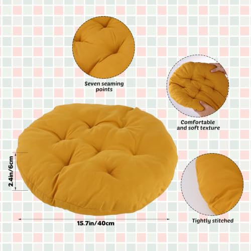 16 Inch Round Floor Cushions for Kids & Toddlers, Flexible Seating, 12 Colors