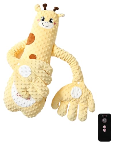 Yellow Plush Patting Pillow with Remote Control - Animal Cuddle Pillow