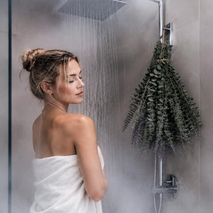 52 PCS Preserved Eucalyptus and Lavender Shower Bundle for Bathroom Decor
