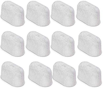 12-Pack of Replacement Breville BWF100 Compatible with Breville BWF100 Machines, Breville Espresso Machine Water Filter Replacements (Activated Charcoal with Pure and Refresh Taste)