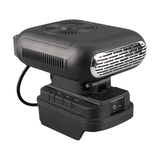 Portable Battery-Powered Space Heater with 90° Tilt, USB Charging, Quiet Operation