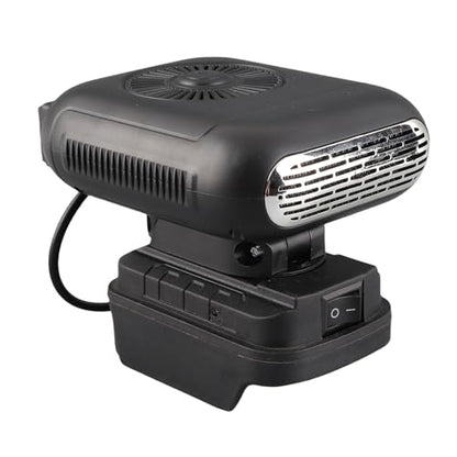 Portable Battery-Powered Space Heater with 90° Tilt, USB Charging, Quiet Operation