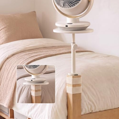 Adjustable Fan Holder for Dorm Room - Height-Adjustable Bed Frame Mount