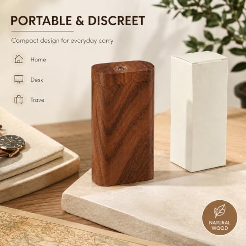 Wooden Storage Box - Modern Desktop Organizer for Small Items