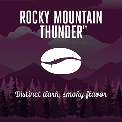 Boyer's Coffee, Rocky Mountain Thunder Coffee, Dark Roast, Whole Bean, 2.25lb Bag (1-Count)