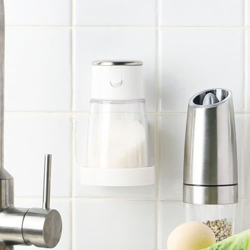 Wall Mount Soap Dispenser with Floating Shelf, Small Bathroom Organizer