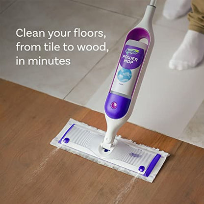 Swiffer PowerMop Floor Cleaning Solution with Fresh Scent, PowerMop Refills, Floor Cleaner for Mopping, 25.3 fl oz, 2 Pack