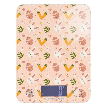 Food Scale Kitchen Scale Food Scales Digital Weight Grams and Ounces Small Electronic Food Scale for Baking Cooking Easter Bunny Carrots