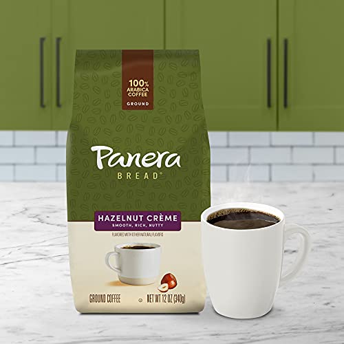 Panera Hazelnut Crème, Ground Coffee, Flavored Coffee, Bagged 12oz.