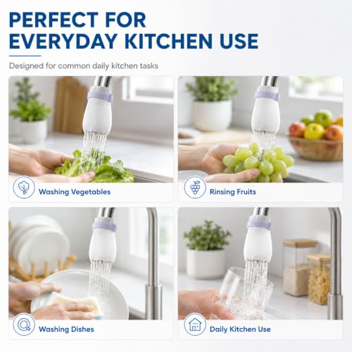 300 Pack Faucet Filter Bags - Mesh Water Filter Sleeves for Kitchen & Bathroom