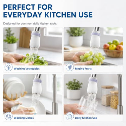 300 Pack Faucet Filter Bags - Mesh Water Filter Sleeves for Kitchen & Bathroom