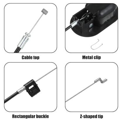 Heavy-Duty Metal Recliner Handle Replacement Parts with Cable