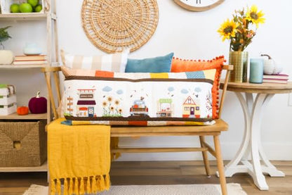 Kimberbell Autumn Acres Embroidery Design Redemption Card for Fall Bench Pillow