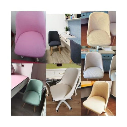 2/4 Pack Curved Back Bar Stool Slipcovers with Arms - Nordic Style