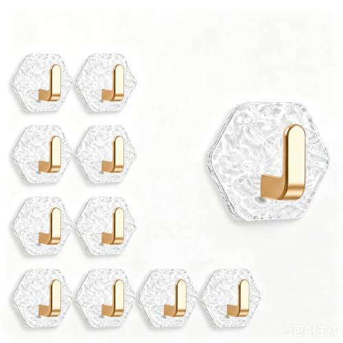 Self-Adhesive Bathroom Hooks Water Ripple Wall Hangers