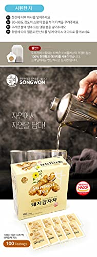 LENITH Songwon Sunroot Tea 40g 40T Bags, Jerusalem Artichoke Tea Bage 돼지감자차