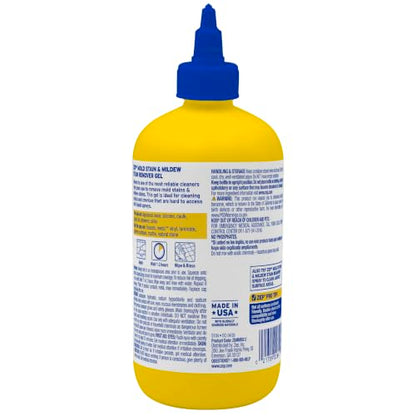 Zep Mold & Mildew Stain Remover Gel - 12 Fl Oz - Vertical Surface Cleaner