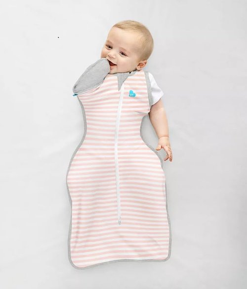 Love to Dream Swaddle Up Transition Swaddle - Zip-Off Wings for Easy Transition, 1.0 TOG, 19-24 lbs, Pink
