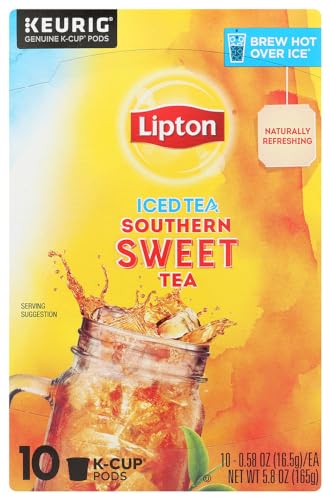 Lipton Refresh Iced Sweet Tea K-cup, 10 Count(pack of 2)