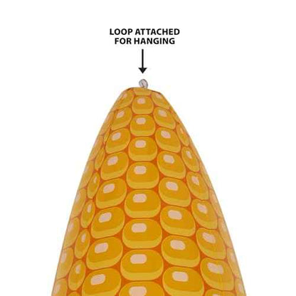 Beistle 24" x 13" Plastic Inflatable Corn Cob for Farm Theme Decorations, Autumn Harvest Fall Party D?cor and Supplies