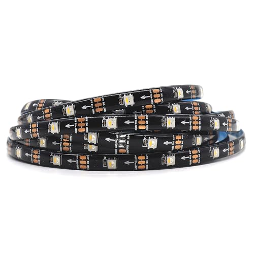 DC5V RGBW LED Strip Light 16.4ft 150 LEDs IP65 Individually Addressable Multi-Color