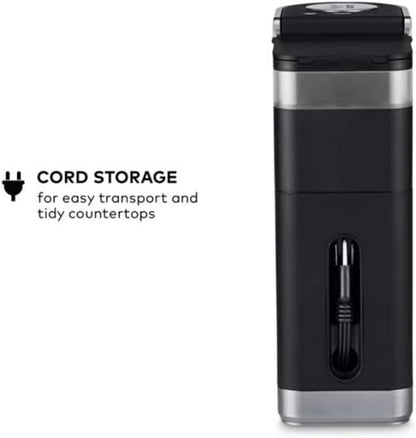 Keurig K-Mini Plus Coffee Maker - Compact 5-Inch Brewer with K-Cup Pod Storage | Black, 6-12 Cups