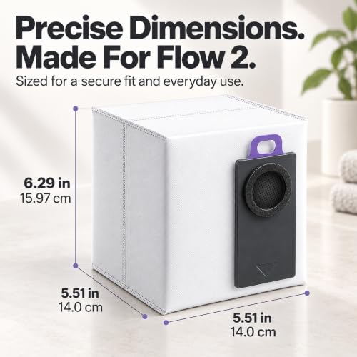 20 Pack Robot Vacuum Dust Bags with Carbon Filter for Narwal Flow 2 & Freo 20 Edge