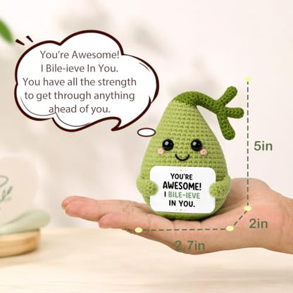 Gallbladder Plush Gift - Handmade Medical Organ with Encouragement Card - Nurse & Doctor Appreciation