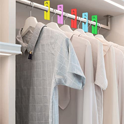 30 Pcs Closet Rack Dividers - Writable 6 Colors with Marker, Pack of 2 (Colour)