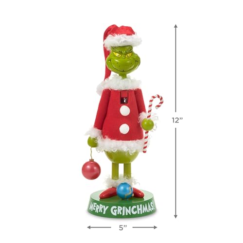 Hallmark Grinch Nutcracker Figurine, 12" Christmas Decor