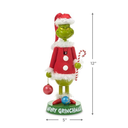 Hallmark Grinch Nutcracker Figurine, 12" Christmas Decor