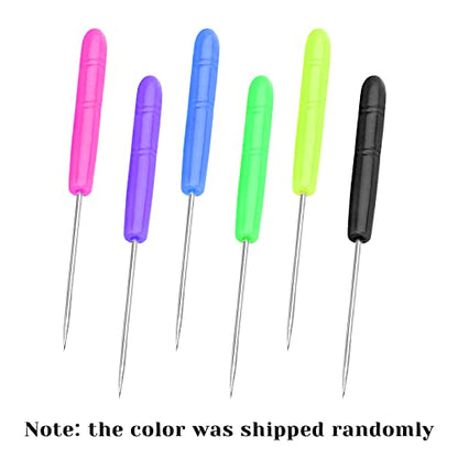 Grosun Cookie Scribe Tools Set - 6 Stainless Steel Baking Needles, Variation A