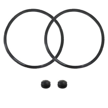 09985 Pressure Canner Sealing Ring Replacement for Presto Model 0178107,0174510,0175107,0175510,0178209,0178410 16 18 23 Quart Pressure Cooker Parts, Including Overpressure Plug(2pcs Gasket)