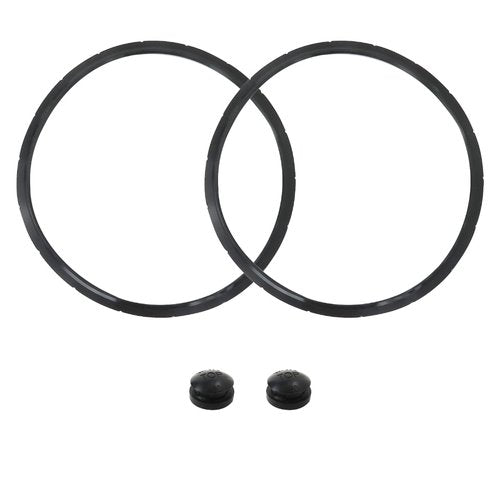 09985 Pressure Canner Sealing Ring Replacement for Presto Model 0178107,0174510,0175107,0175510,0178209,0178410 16 18 23 Quart Pressure Cooker Parts, Including Overpressure Plug(2pcs Gasket)