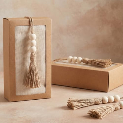Bead Garland Tassel Decor Set for Crafts Rustic Boho Home & Holiday
